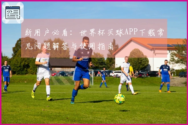 新用户必看：世界杯买球APP下载常见问题解答与使用指南